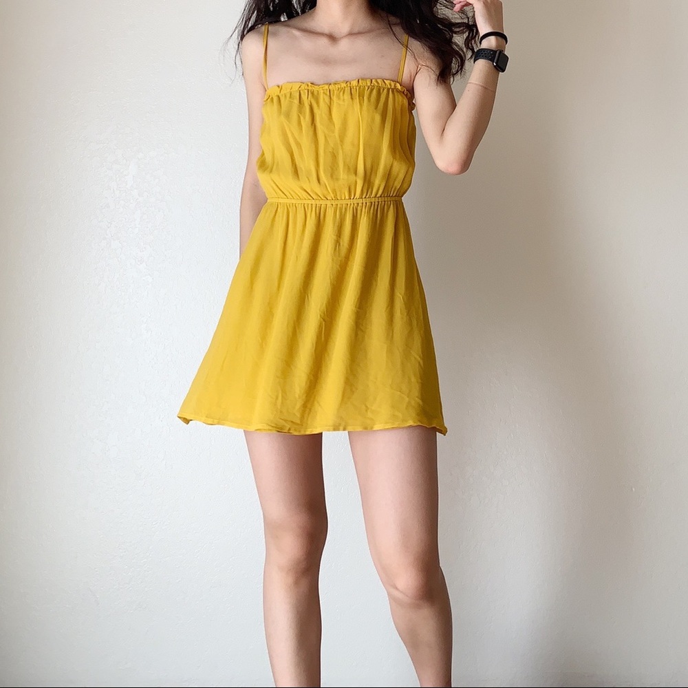 Reformation Little Yellow Dress